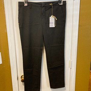 Re-Hash women's size 31 lightweight stretchy DONATELLA black chino trouser pants